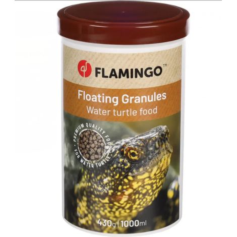 Granulés pour tortue d'eau, aliment complet, 430 g pour tortue - Flamingo (1/4)