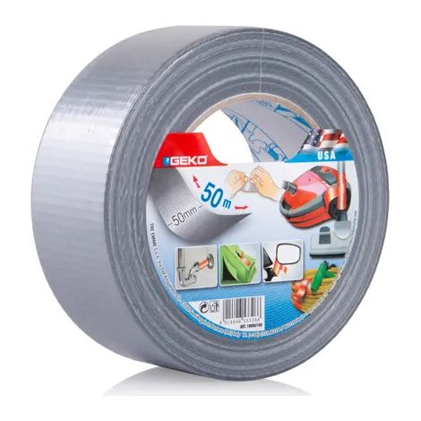 Grau Gewebeband 50mmx50m - Geko