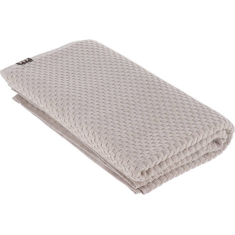 Serviette de bain 90x150 cm 100% coton damier - grege - Tendance (1/2)