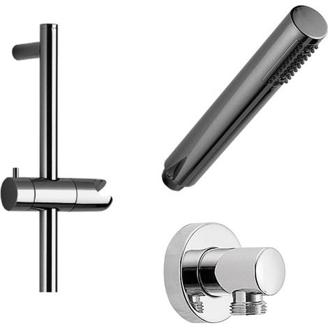 GALINDO KIT367500 Kit Ducha TEKNO Con Accesorios FUTURA Cromo + Toma De Agua - ref: KIT367500