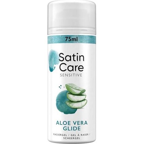 Gillette  Satin Care Rasiergel für Frauen mit einem Hauch von Aloe Vera, 75 ml