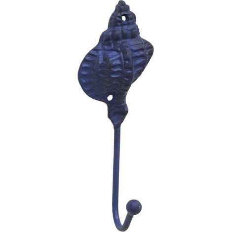 Patère en métal Coquillage 7 x 5 x 18 cm (1/4)