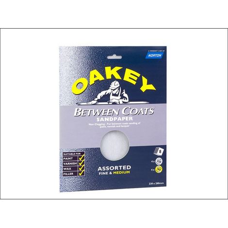 Oakey Between Coats Silicon Carbide Sanding Sheets 230 x 280 mm Super Fine 320 (3) (1/2)