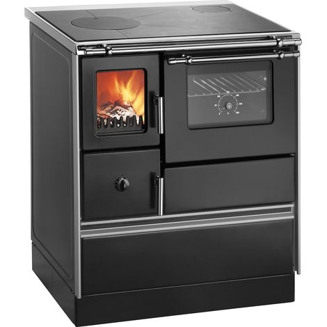 Holzherd K76F-70 Westminster 70cm,Rechts,Schwarz,7,6kW