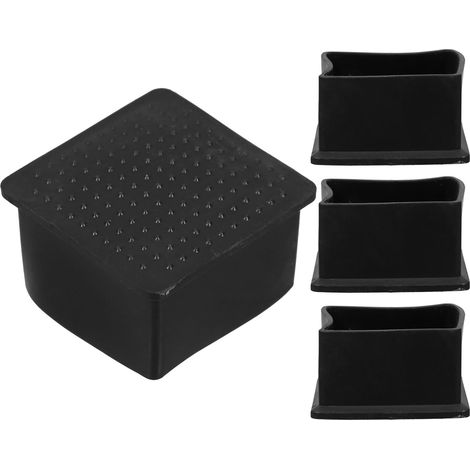 carr s en caoutchouc PVC 50 x 50 mm pour pieds de meubles (1/5)