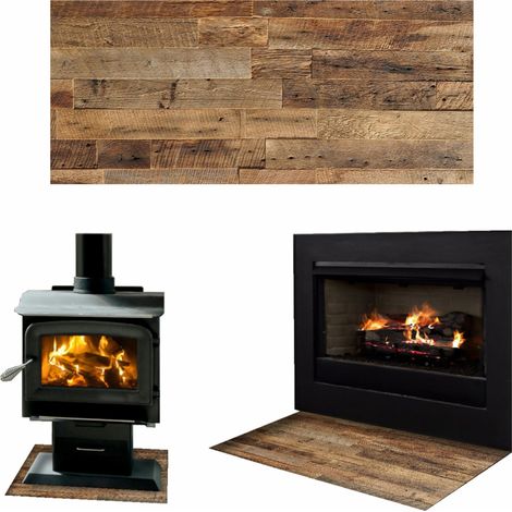 SOPORTE PARA CHIMENEA DE CRISTAL TEMPLADO. DIMENSIONES DEL CRISTAL: 52 x 35 cm. GRÁFICOS: PARQUET. (1/5)