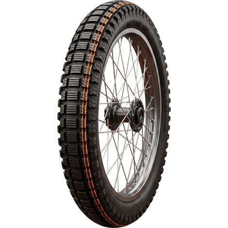 Neumático MITAS 2.75-22 SPEEDWAY SOFT 50R NHS TT (doble franja naranja) trasero DOT 2025 (DOT:XTDP) (reemplazo:70000351)