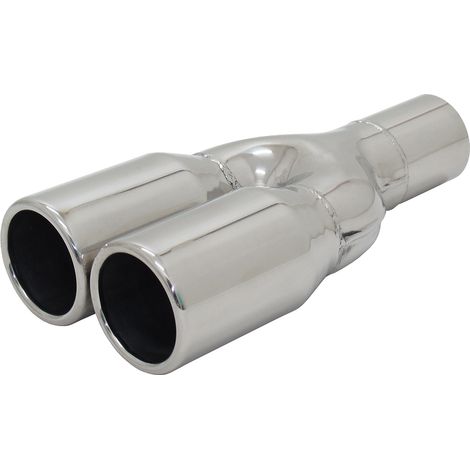 Embout d'échappement en acier inoxydable76mm à souder Silencieux avec ABE (1/5)