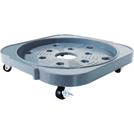 Plateau de réservoir de gaz avec roues, support de cylindre mobile polyvalent pour petits cylindres de 5 à 10 livres (1/5)