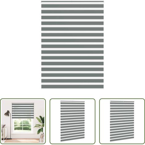 Doppelrollo -  Doppelrollo Dunkelgrau 165x200 cm Stoffbreite 160,9 cm Polyester (1/5)