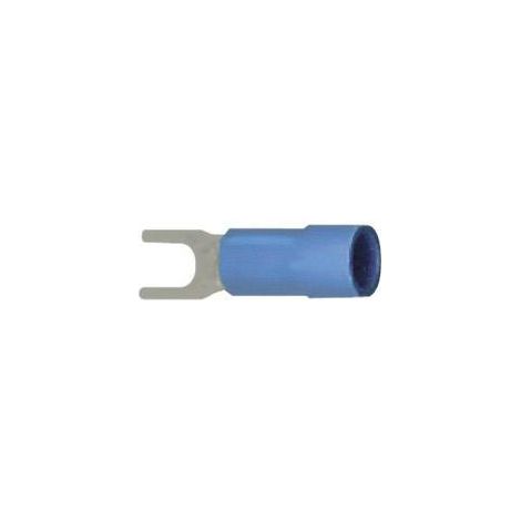 Vogt Verbindungstechnik 3656c Cosse à fourche 4 mm² 6 mm² Ø du trou=5.3 mm partiellement isolé jaune 1 pc(s) A582511