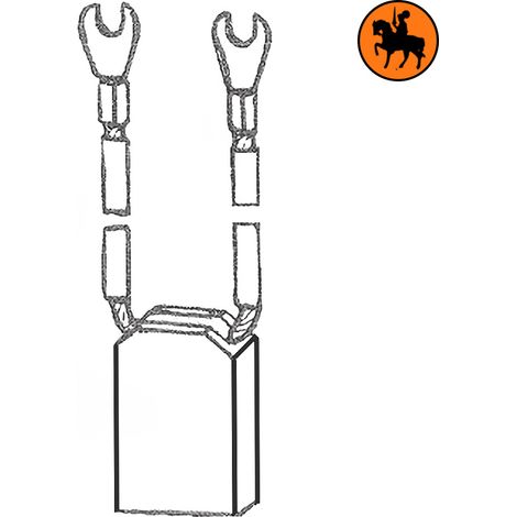 Ensemble de 4 balais de charbon PIMESPO 08583/ 023096 12x20x30mm