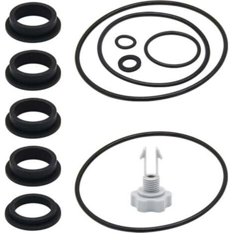 Kit de joints toriques 25013 avec soupape de purge d'air. Pièce de rechange pour pompe de filtre à sable Intex. (1/4)