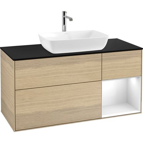 Villeroy & Boch F832GFPC Meuble sous-lavabo Finion F83 (1/2)