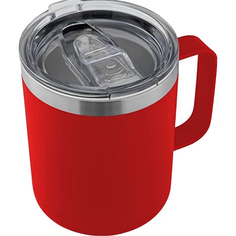 Tasse sous vide de 12oz en acier inoxydable, tasse isolante thermique à Double paroi de couleur Pure pour le bureau et la maison, rouge