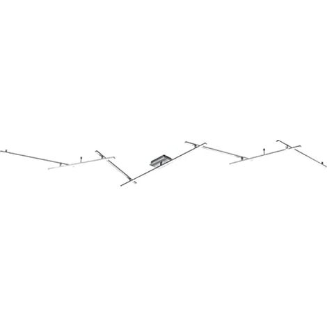 Plafoniera Applique Parete Soffitto Bacchette Retro Illuminata Indira GD Trio (1/4)