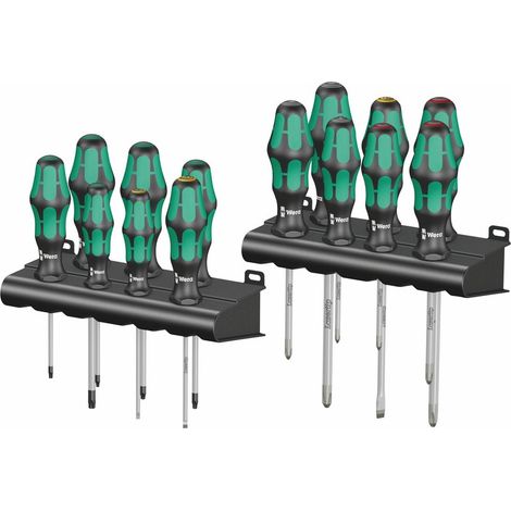 Set de 14 destornilladores Kraftform Plus WERA Big Pack Serie 300
