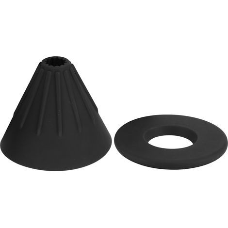 Filtre à café réutilisable en silicone, accessoire de machine à café pour maison et extérieur, noir (1/5)