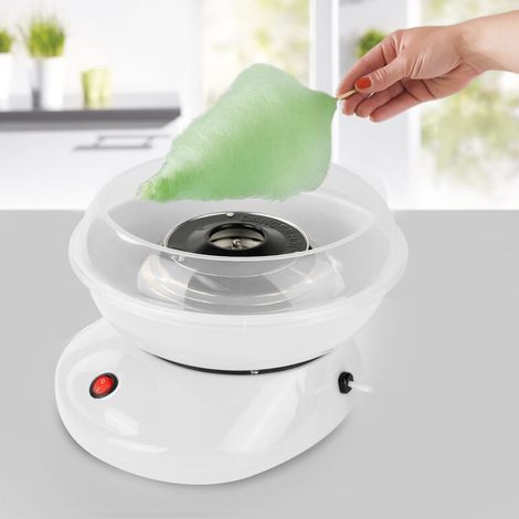® Retro Cotton Candy Appareil pour Maison,Plat pivotant en acier inoxydable,blanc (1/5)