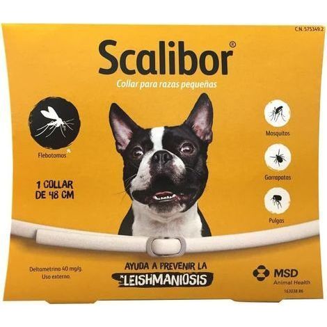 Collier Anti-Parasites Chien 48cm - Anti-Puces Anti-Tiques Protection 12 Mois-Karteo (1/3)