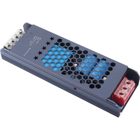 Transformateur d'alimentation LED 48 V 180-250 V CA, alimentation noire ultra-mince pour éclairage magnétique (1/5)
