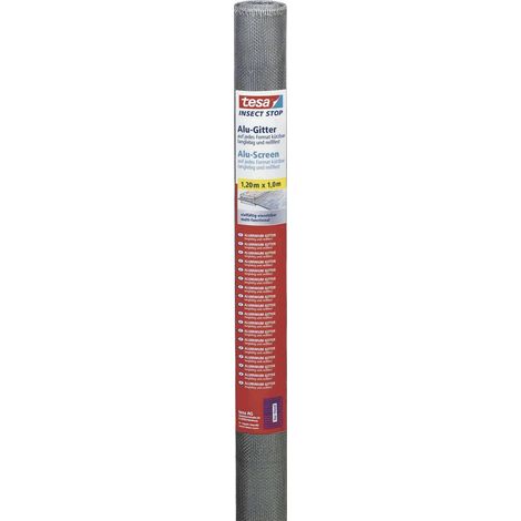 tesa 55141-00-01 Insect Stop Aluminium Ersatrolle Rotolo di ricambio per zanzariera Adatto per (repellente per animali) (1/2)