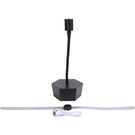 Ortviai Ventilateur de Table pour Aliments, Batterie Intégrée 1500 mAh, Rotatif à 360°, Portable et Silencieux pour Extérieur (1/5)