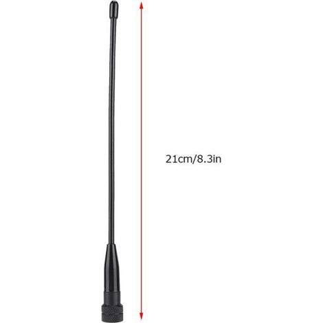 Antenne UHF VHF - 400-470 MHz - SMA Mâle - Pour Radio Portable - 1 Pièce (1/4)