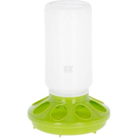 Kerbl 73137 Mangiatoia automatica, in plastica, per quaglie, pulcini e polli, 1000 ml
