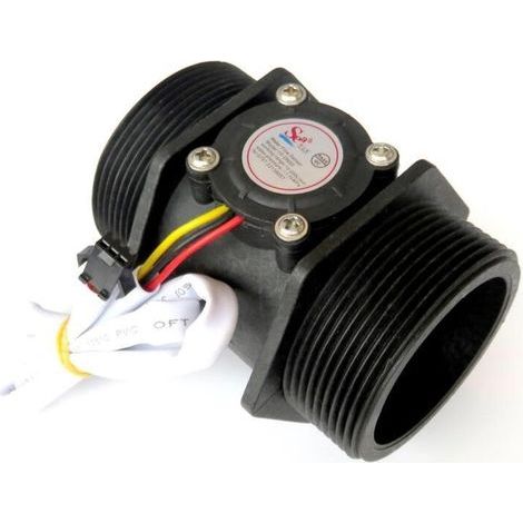 Capteur de Débit D'eau, YF-DN50 DC5-24V Compteur de Débit G1.5in Débitmètre à Turbine à Effet Hall pour Distributeurs Automatiques D'eau, Machines à Cartes (1/4)