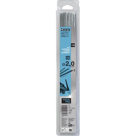 GYS – Bacchette in alluminio Ø2.0 AlMg5 – Confezione da 40 – Consumabili Saldatura TIG