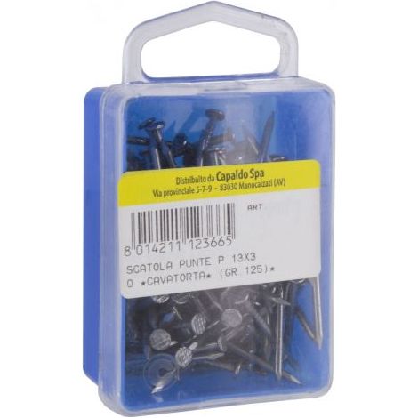 SC SCATOLA CHIODI CAMBRETTE 16X30 CAVATORTA 125 G 5 SC