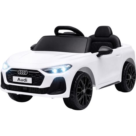 AIYAPLAY Audi A5L Elettrica Bambini con Telecomando e 2 Motori, Bianco (1/5)