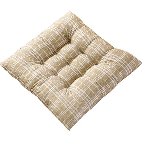 [JAMAIS UTILISÉ]Coussin de chaise, mousse à mémoire de forme douce et confortable, réduit le stress corporel, lavable, 15,7 x 15,7 pouces (1/5)