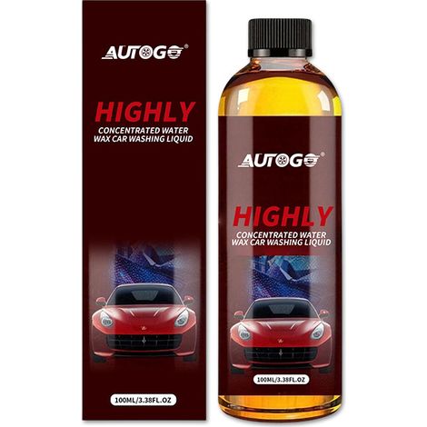 AUTOGO Hochkonzentriertes Wasser-Wachs-Autowaschmittel – Autolackreiniger und Fleckenentferner (1/5)