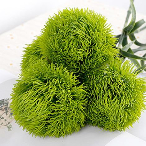 Künstliche grüne Löwenzahnblüte, farbecht, flexibel, für Heimdekoration, Blumensträuße, sanftes Licht [Künstlich] [Löwenzahn] [Grün] (1/5)