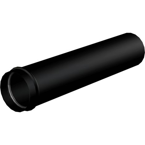 Prolunga per lavabo in metallo DN32, ottone nero opaco, sifone Ø32 (1/2)