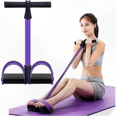 Lot de 6 bandes de résistance en latex naturel, extenseur élastique de yoga pour abdos, taille et bras, accessoire de musculation polyvalent. (1/5)