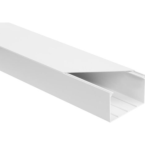 Triton Sistema de canalización PVC blanco 90x60x2000 mm