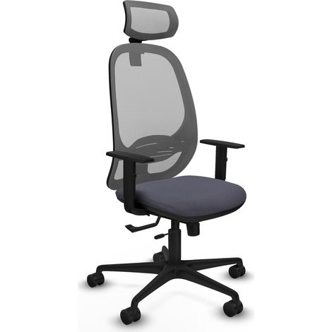 Siège de bureau piqueras y crespo Cilanco noir appui tête réglable (1/2)