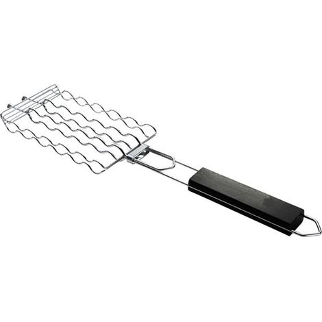 Herramienta para parrilla de barbacoa, rejilla para parrilla, parrilla de barbacoa para exteriores, 55,5  12  3 cm (1/5)