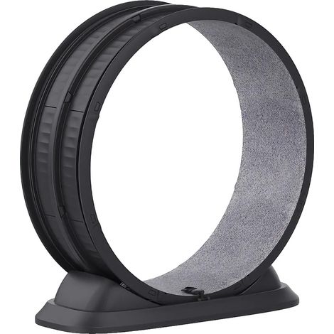 Rueda de carreras Cat, ultrasilenciosa, con mecanismo de bloqueo, negra, 80 cm. (1/2)