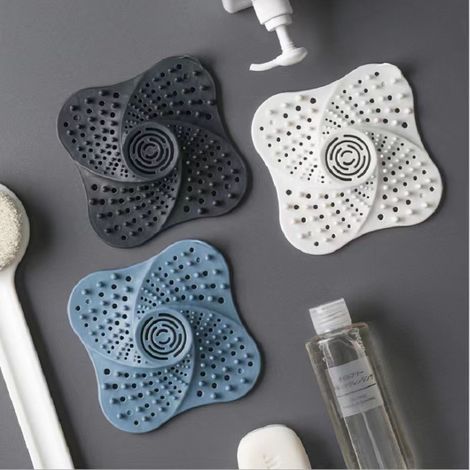 Crépine d'évier 3 pièces, attrape-cheveux, couvercle de vidange pour douche et cuisine, filtre à cheveux avec fonctions Anti-colmatage pour salle de bain