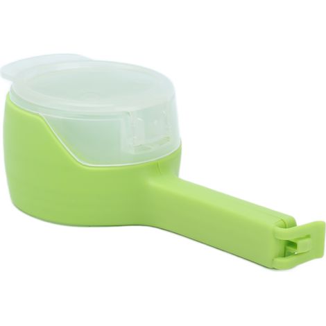 Fermeture de sacs alimentaires en plastique non toxique avec bec verseur pour organisation de cuisine