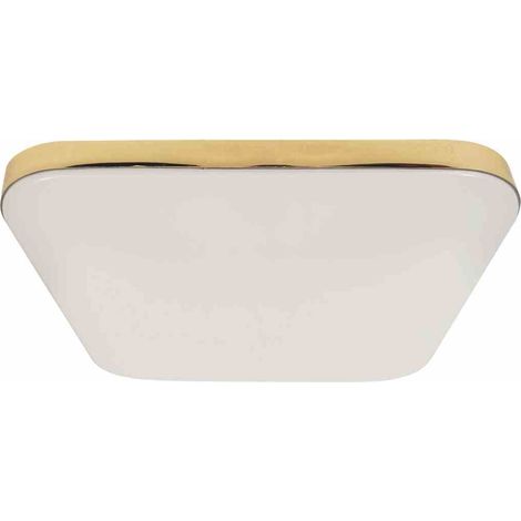 Plafoniera LED Milagro Nemo quadrata 17W 4000K oro (1/5)