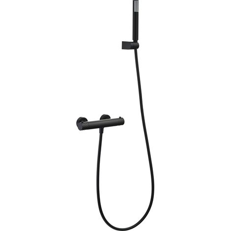 Kit doccia termostatico Bless finitura nero opaco [ IMEX® ] (1/3)
