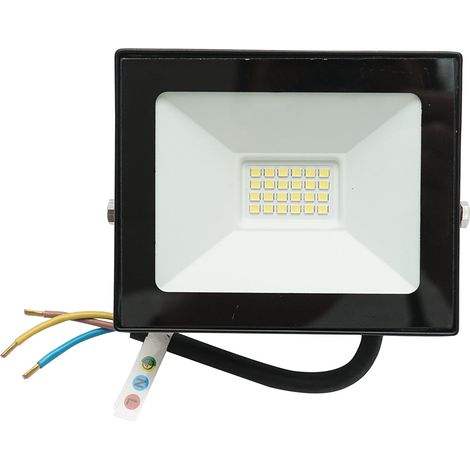 Proiettore LED da 20 W, 6400 K, 1800 lm, alimentazione 220-240 V, 110 x 90 x 26 mm, grado di protezione IP65. Breckner Germany (1/3)