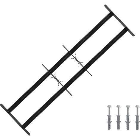 vidaXL Griglia di Sicurezza per Finestre con 2 Traverse 3 pcs
