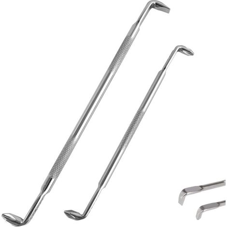 Lot de 2 tournevis coudés plats cruciformes cruciformes tournevis plat cruciforme tournevis plat Degré Z Double tête Offset Tournevis magnétiques (1/4)