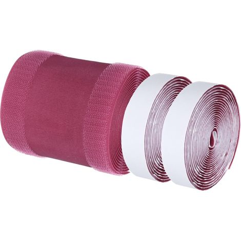 Protège-Câble de Sol 9,8 Pieds x 4" Grip Floor pour la Gestion des Câbles à Domicile avec Adhésif au Dos pour Éviter Trébuchements Mélange de Nylon et de Polyester Rouge 1 Pièce (1/5)